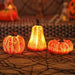 Pumpkin LED Candle Lamp Resin - Halloween Pumpkin Lantern Simulation LED Candle - Gear Elevation