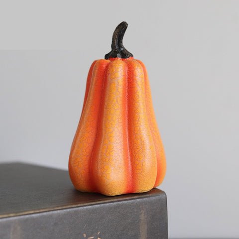 Pumpkin LED Candle Lamp Resin - Halloween Pumpkin Lantern Simulation LED Candle - Gear Elevation