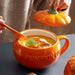 Pumpkin Mug with Lid - Cozy Autumn Charm - Gear Elevation