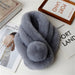 Rabbit Fur Scarf – Ultra - Soft, Cozy Winter Neck Warmer for Women’s Stylish Outdoor Comfort - Gear Elevation