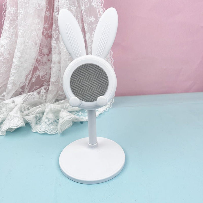 Rabbit Phone Holder – Adjustable and Raised Desktop Stand for Selfies, Video Calls, and Lazy Home Use - Gear Elevation