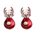 Red Christmas Ornament Balls with Charming Elk Scene – Festive Tree Pendants for Holiday Magic - Gear Elevation