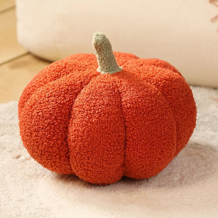 Small & Soft Pumpkin Plush Toy – Adorable Bedroom Halloween Decor & Soothing Pillow for Kids