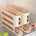 Refrigerator Egg Storage Box - 4 Tiers Fridge Egg Rack Large Capacity Egg Dispenser for Refrigerator - Gear Elevation