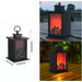 Retro Fireplace Lantern – Flickering Flame Night Light for Christmas Charm, USB/Battery - Powered Holiday Décor - Gear Elevation