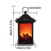 Retro Fireplace Lantern – Flickering Flame Night Light for Christmas Charm, USB/Battery - Powered Holiday Décor - Gear Elevation