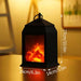 Retro Fireplace Lantern – Flickering Flame Night Light for Christmas Charm, USB/Battery - Powered Holiday Décor - Gear Elevation