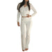 Ribbed Knit Lounge Set for Women – Zip - Up Hoodie & High - Waist Wide - Leg Pants, 2 - Piece Relaxed Loungewear Ensemble - Gear Elevation