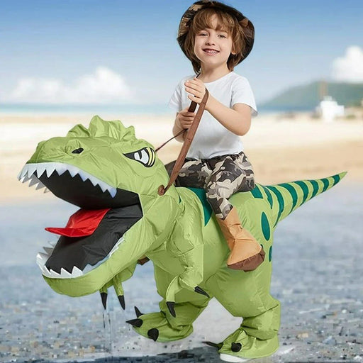 Ride - on Inflatable Dinosaur Costume - Outdoor Parent - Child Activities, Tracking Games, and Children's Mascot - Gear Elevation