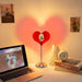 Romantic Heart Light Lamp - Sunset Led Light for Living Room, Barber Shop, Background Wall Decoration and Bedroom - Gear Elevation