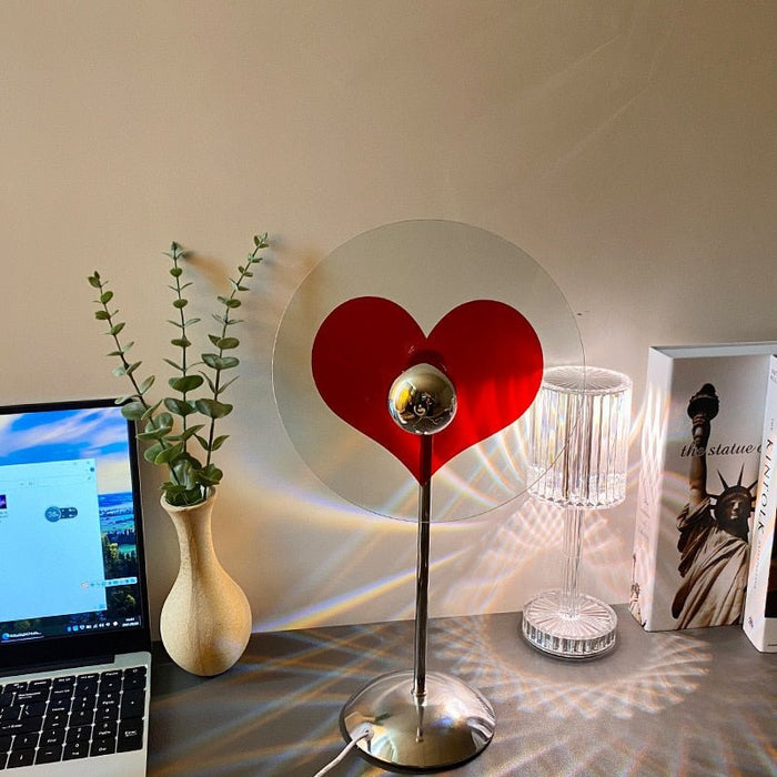 Romantic Heart Light Lamp - Sunset Led Light for Living Room, Barber Shop, Background Wall Decoration and Bedroom - Gear Elevation