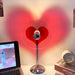 Romantic Heart Light Lamp - Sunset Led Light for Living Room, Barber Shop, Background Wall Decoration and Bedroom - Gear Elevation