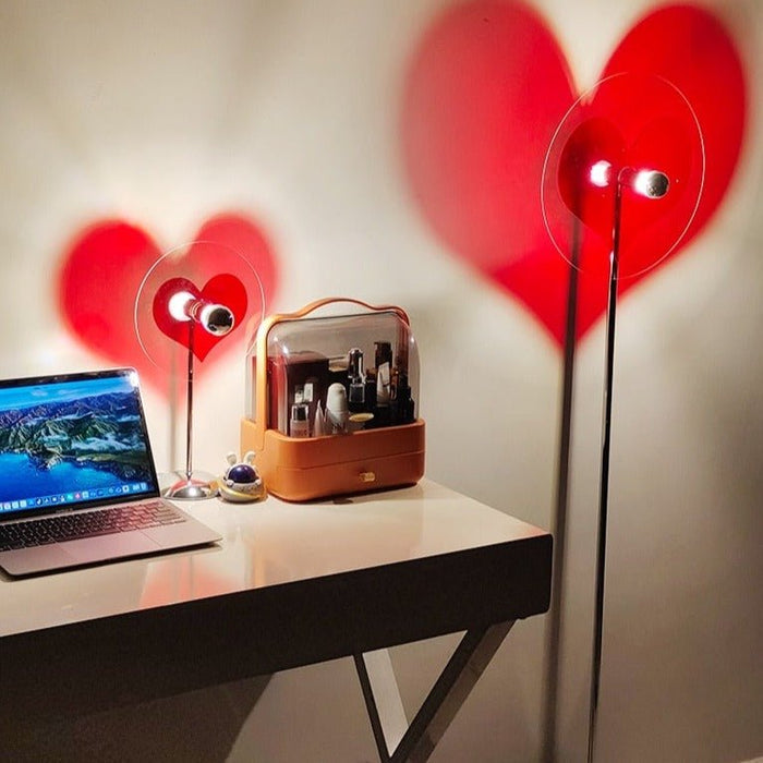 Romantic Heart Light Lamp - Sunset Led Light for Living Room, Barber Shop, Background Wall Decoration and Bedroom - Gear Elevation