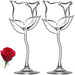 Rose Wine Goblets – Perfect for Mother’s Day, Parties, Weddings, and Festive Cocktails - Gear Elevation