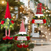 Santa Gnome with Christmas Wreath and Sparkling LED Lights – Perfect for Front Door, Wall, or Window Festive Magic - Gear Elevation