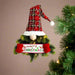 Santa Gnome with Christmas Wreath and Sparkling LED Lights – Perfect for Front Door, Wall, or Window Festive Magic - Gear Elevation