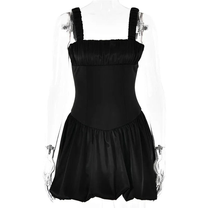 Satin Corset Mini Dress - Sleeveless Backless A - line Club Party Sexy Dress - Gear Elevation