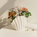 Sea Shell Ceramic Vase - Floral Arrangement and Terrarium Room Decoration Accessories - Gear Elevation