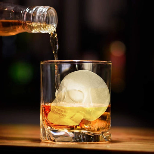 Skull Cocktail Ice Silicone Tray - 10 Grids Ice Cube Maker for Parties - Gear Elevation