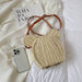 Small Round Rattan Mickey Shoulder Bag - Cute Mickey Handbag for Travel & Beach Vacations - Gear Elevation