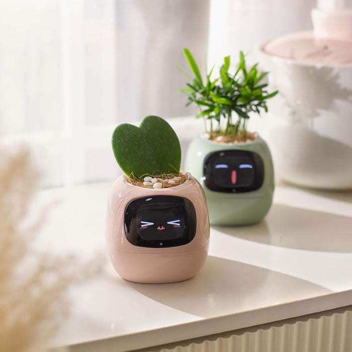 Smart Sensors Planter - 7 Smart Sensors, and Ai Chips Make Raising Plants Easy and Fun for Living Room - Gear Elevation