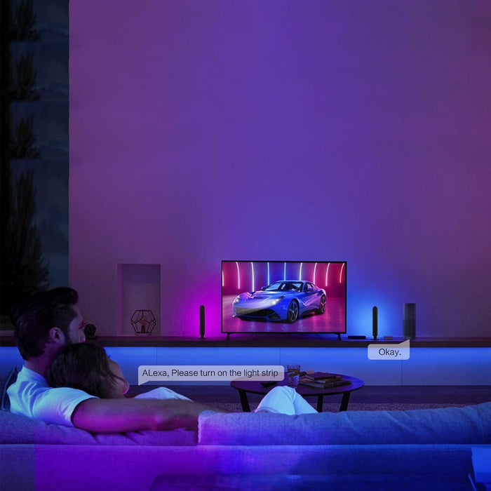 Smart WiFi IR Music Light - Gaming Light Bar for TV, Movies, PC, and Room - Gear Elevation