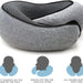 Snail Style Memory Foam Travel Neck Pillow - U - shaped, Portable, Adjustable Neck Support - Gear Elevation