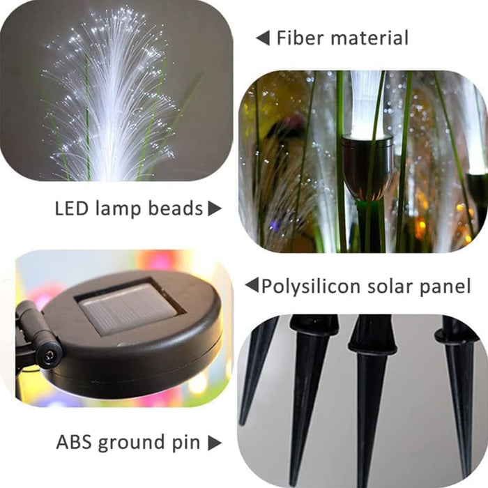 Solar Reed Garden Light - LED Solar Garden Lights Outdoor Waterproof Reed Light - Gear Elevation