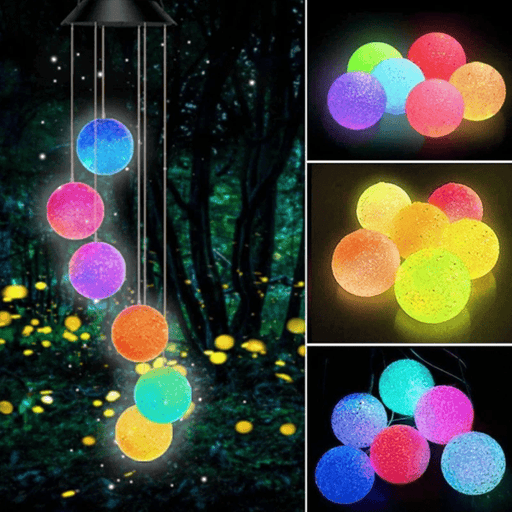 Solar Wind Chime Lights – Colorful LED Animal Pendants for a Festive Outdoor Glow - Gear Elevation