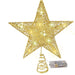 Sparkling LED Star Tree Topper – Glittering Iron Ornament for Magical Christmas Tree Décor - Gear Elevation