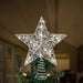 Sparkling LED Star Tree Topper – Glittering Iron Ornament for Magical Christmas Tree Décor - Gear Elevation