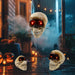 Spooky Skull Heads - Skull Heads with Motion Sensor Halloween Decorations, Scary Sound, Spooky Decoration - Gear Elevation