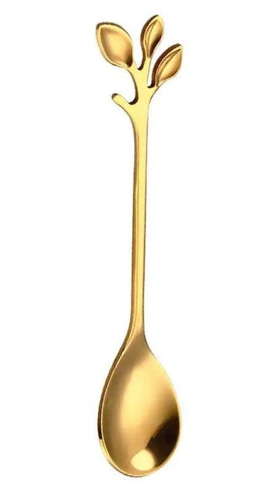 Stainless Steel Coffee Spoon or Fork – Perfect Christmas Gift! Mini Teaspoons for Desserts, Snacks, Ice Cream, and More. Elevate Your Tableware Collection! - Gear Elevation