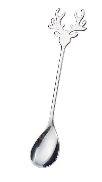 Stainless Steel Coffee Spoon or Fork – Perfect Christmas Gift! Mini Teaspoons for Desserts, Snacks, Ice Cream, and More. Elevate Your Tableware Collection! - Gear Elevation