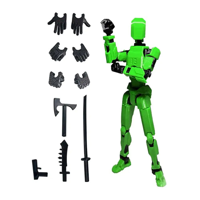 Multi-Jointed Movable Shapeshifting Robot – 3D Printed Multi-Jointed Action Figure for Creative Play, Perfect for Kids, Adults, and Parent-Child Bonding Games