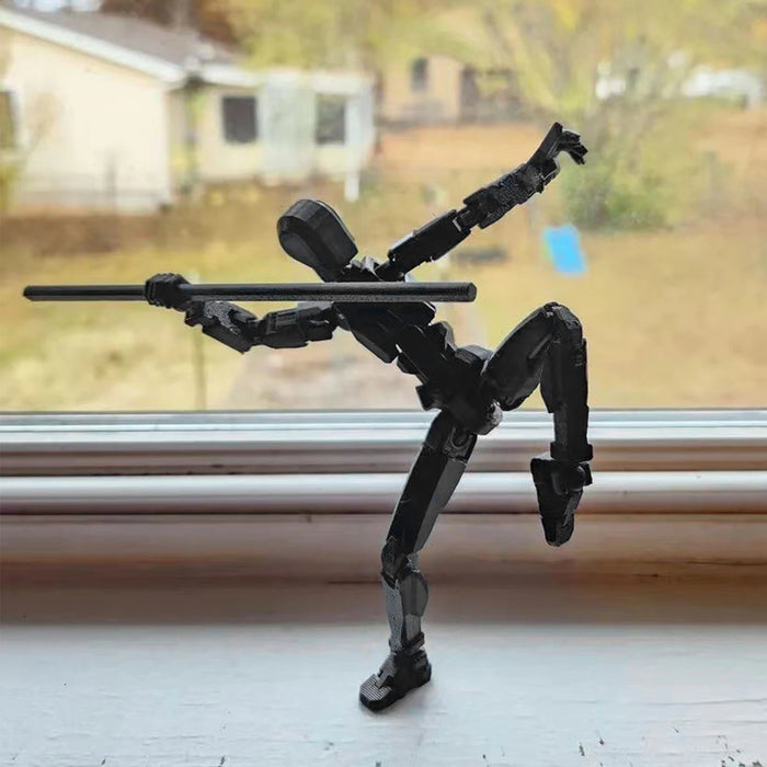 Multi-Jointed Movable Shapeshifting Robot – 3D Printed Multi-Jointed Action Figure for Creative Play, Perfect for Kids, Adults, and Parent-Child Bonding Games