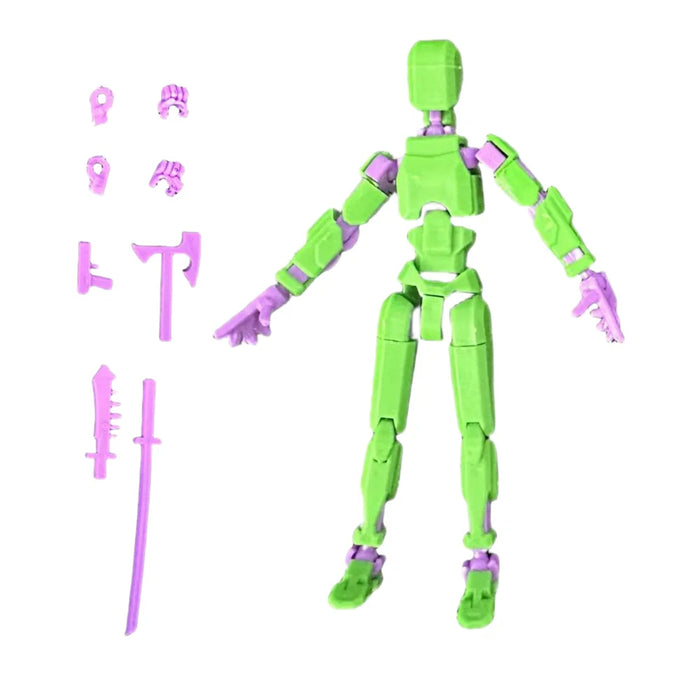 Multi-Jointed Movable Shapeshifting Robot – 3D Printed Multi-Jointed Action Figure for Creative Play, Perfect for Kids, Adults, and Parent-Child Bonding Games