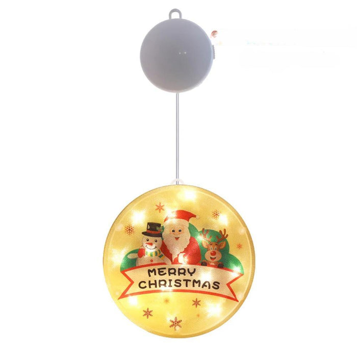 3D Christmas Tree LED Window Lights – Battery-Powered Fairy Glow with Easy Hang & Double-Sided Tape