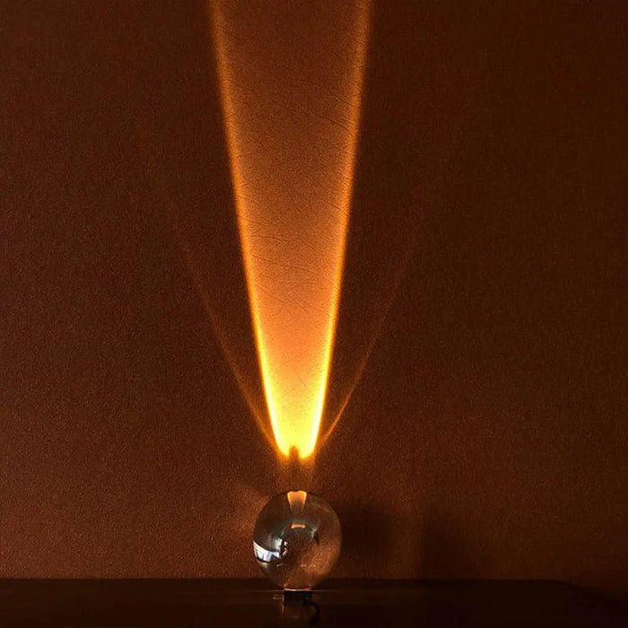 Table Lamp Led Crystal Eye - Small LED Table Lamp, Aura Night Light for Bedroom, Living Room, Party and Home Decor - Gear Elevation