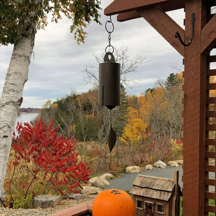 The Deep Resonance Serenity Bell - Deep Tone Sound Wind Bell for Outdoor Decor for Garden, Patio, Porch - Gear Elevation