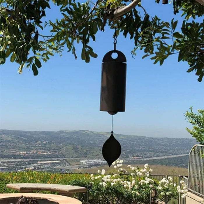 The Deep Resonance Serenity Bell - Deep Tone Sound Wind Bell for Outdoor Decor for Garden, Patio, Porch - Gear Elevation