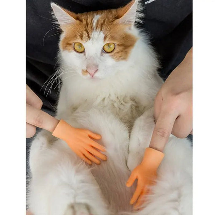 Tiny Hands Finger Puppets – Mini Novelty Toys for Playful Cat Teasing & Fun Gifts - Gear Elevation