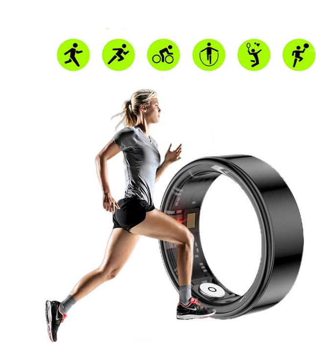 Titanium Steel Smart Ring - Health Rings for Women & Men - Gear Elevation