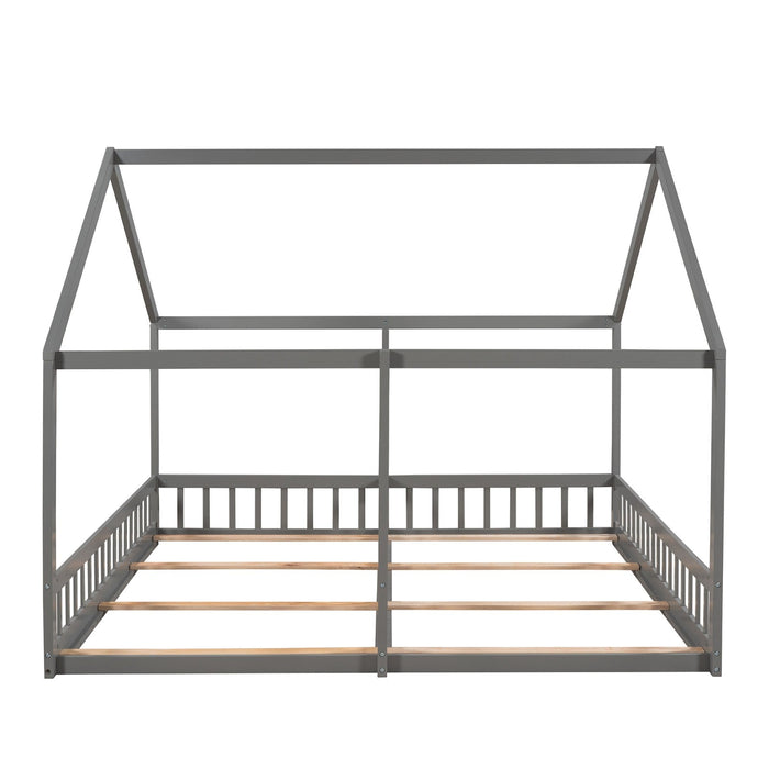 Twin - Size House Platform Beds with Two Shared Beds - Gear Elevation