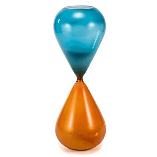 Two - Tone Hourglass Timer – Chic Glass Sand Timer for Home, Desk & Kitchen Décor (5 - 60 Min) - Gear Elevation