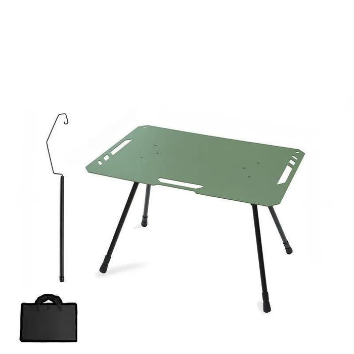 Ultra - Light Portable Folding Tactical Table – Sleek Aluminum Alloy Design for Camping, BBQs, and Outdoor Picnics - Gear Elevation