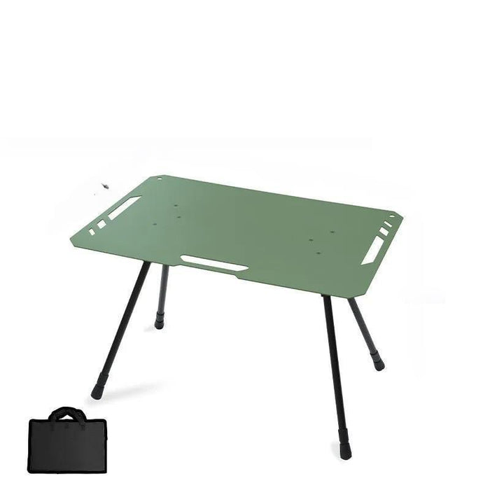 Ultra - Light Portable Folding Tactical Table – Sleek Aluminum Alloy Design for Camping, BBQs, and Outdoor Picnics - Gear Elevation