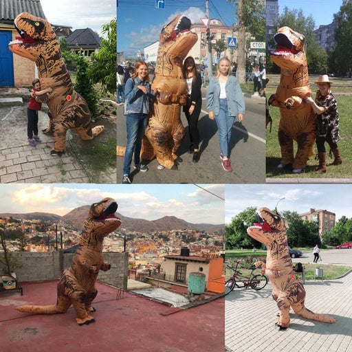 Unique Adult T - REX Inflatable Costume - Ultimate Party Outfit - Gear Elevation