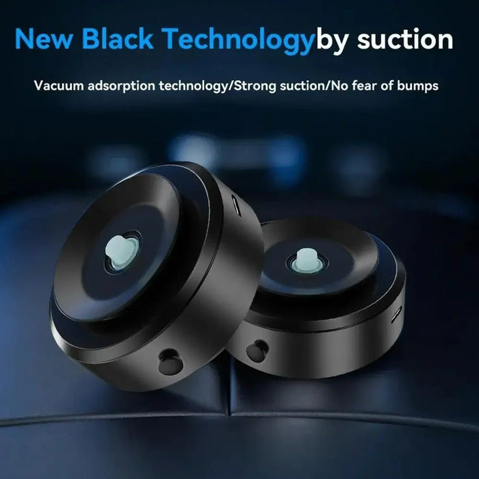 Universal Magnetic Car Suction Cup Cell Phone Holder - Black Technology, Stable Vacuum Adsorption Phone Mount - Gear Elevation