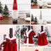 Velvet Christmas Wine Bottle Covers – Stylish Dress Set for Festive Table Décor & Perfect Holiday Gifts - Gear Elevation